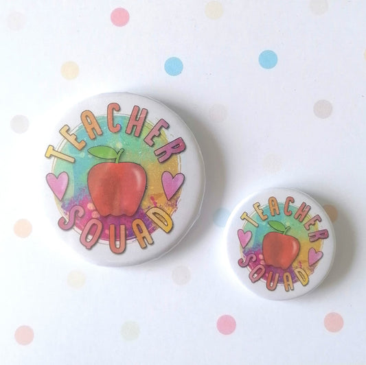 TEACHER SQUAD -  MAGNET/BADGE/KEYRING