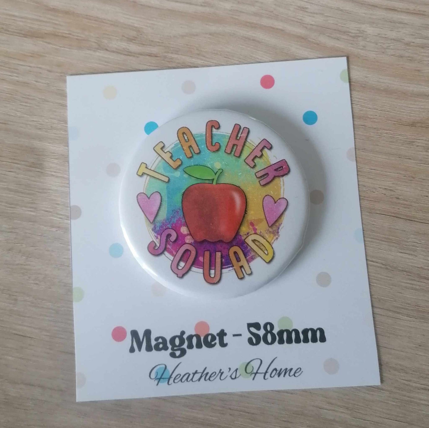 TEACHER SQUAD -  MAGNET/BADGE/KEYRING