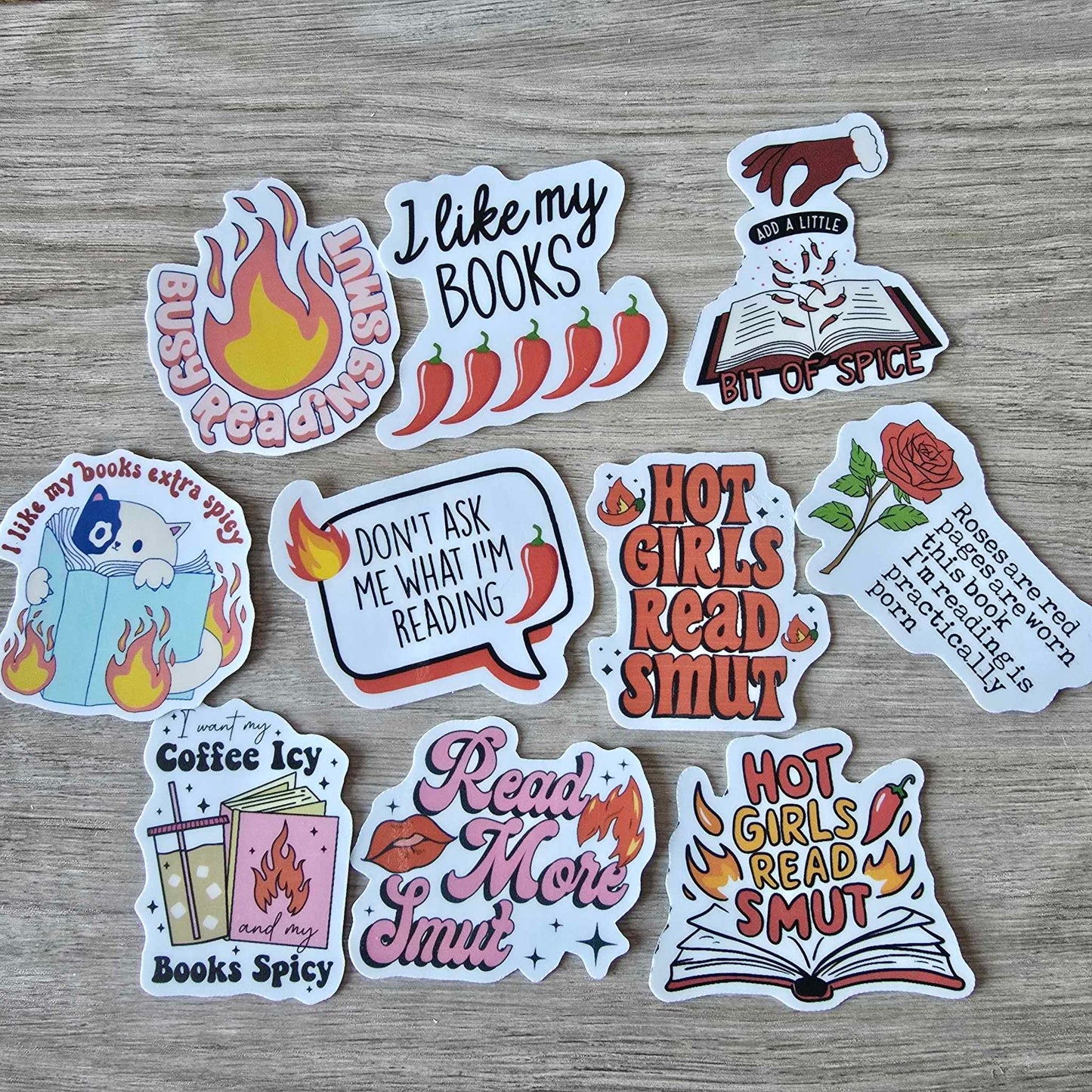 BOOKISH SMUT SPICY STICKERS