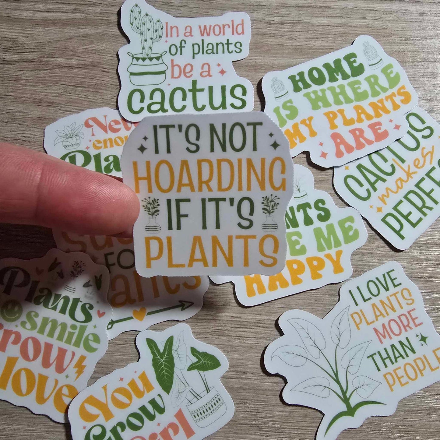 PLANT STICKERS X 10 - PLANT LOVER