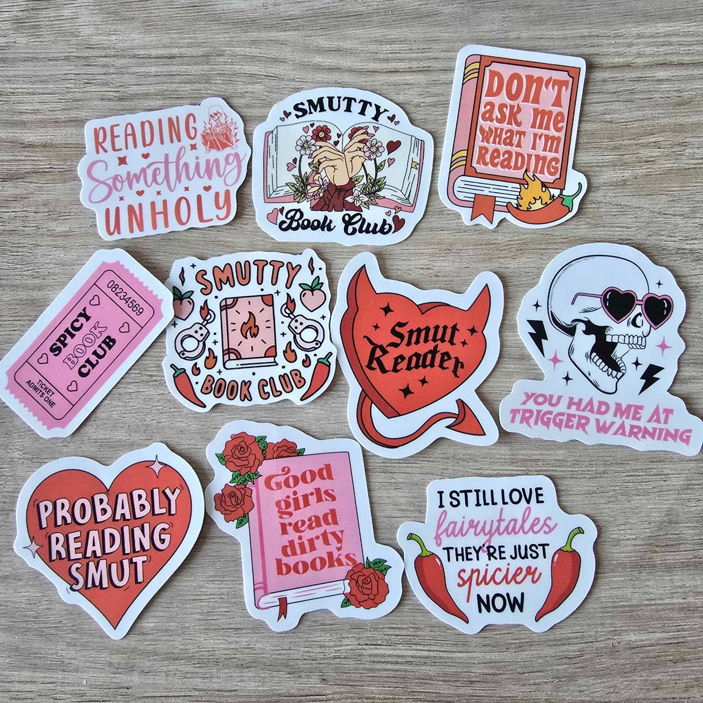 BOOKISH SMUT SPICY STICKERS