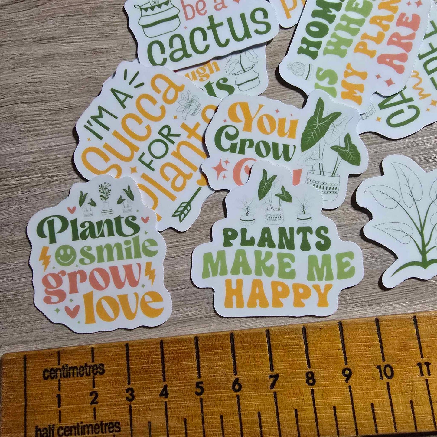 PLANT STICKERS X 10 - PLANT LOVER