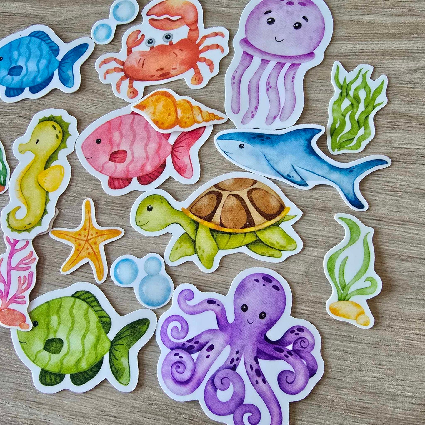 UNDER THE SEA STICKER SET X 20