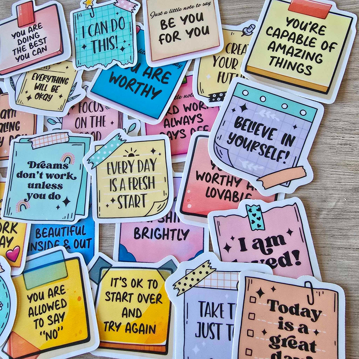 POSITIVE REMINDER/POST IT STICKERS