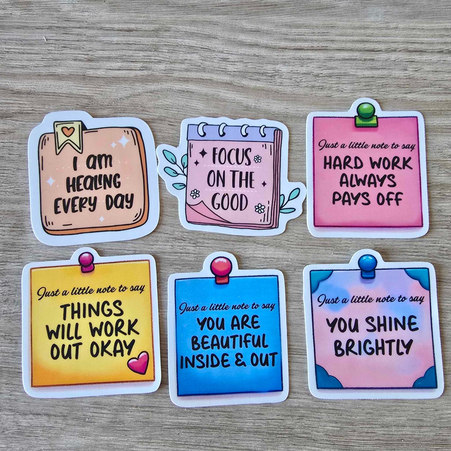 POSITIVE REMINDER/POST IT STICKERS