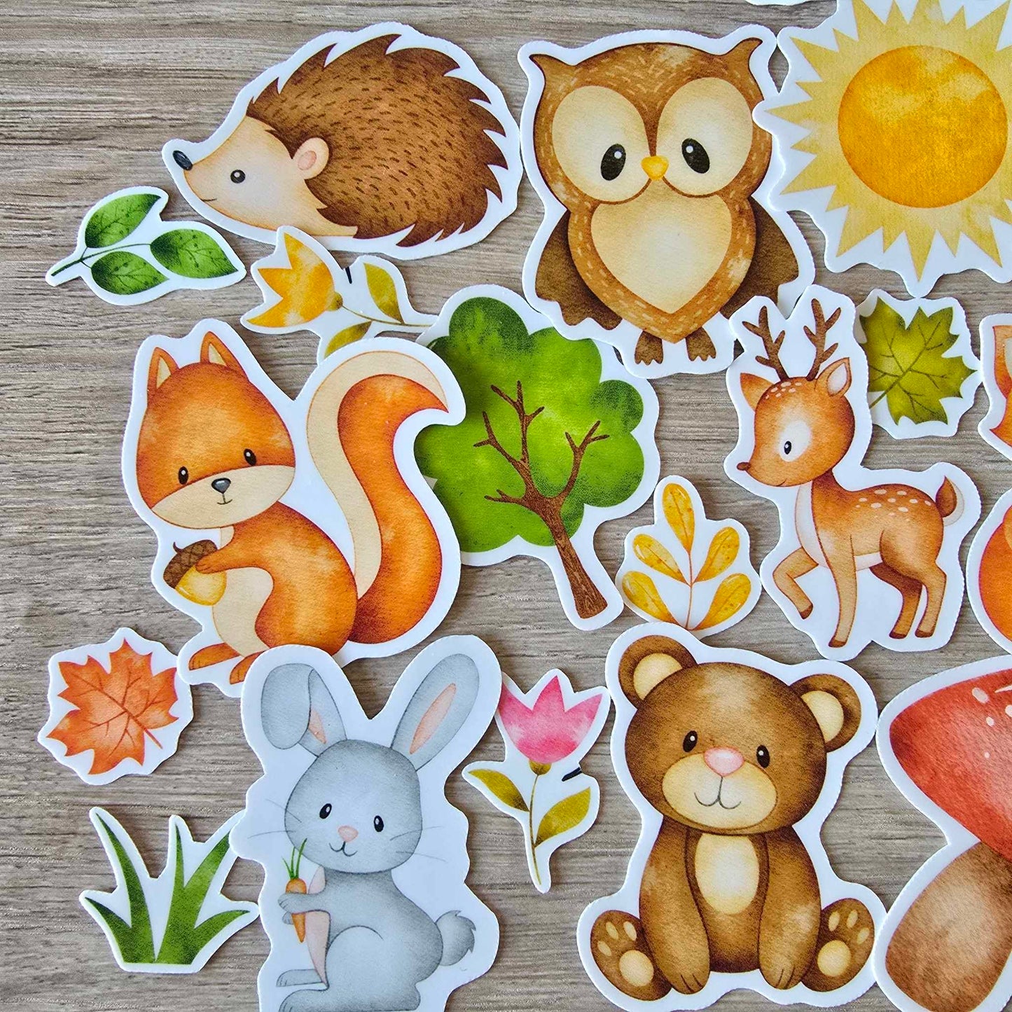 WOODLAND STICKER SET X 22