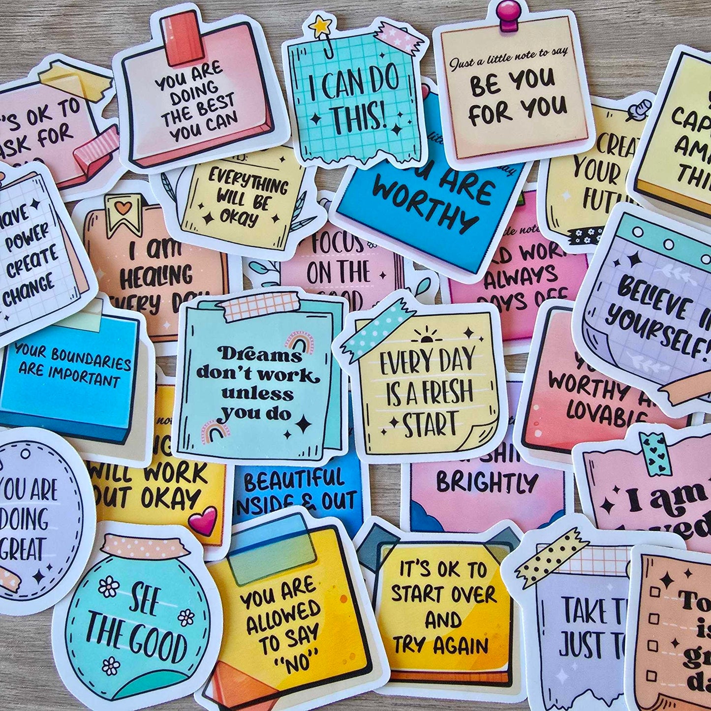 POSITIVE REMINDER/POST IT STICKERS