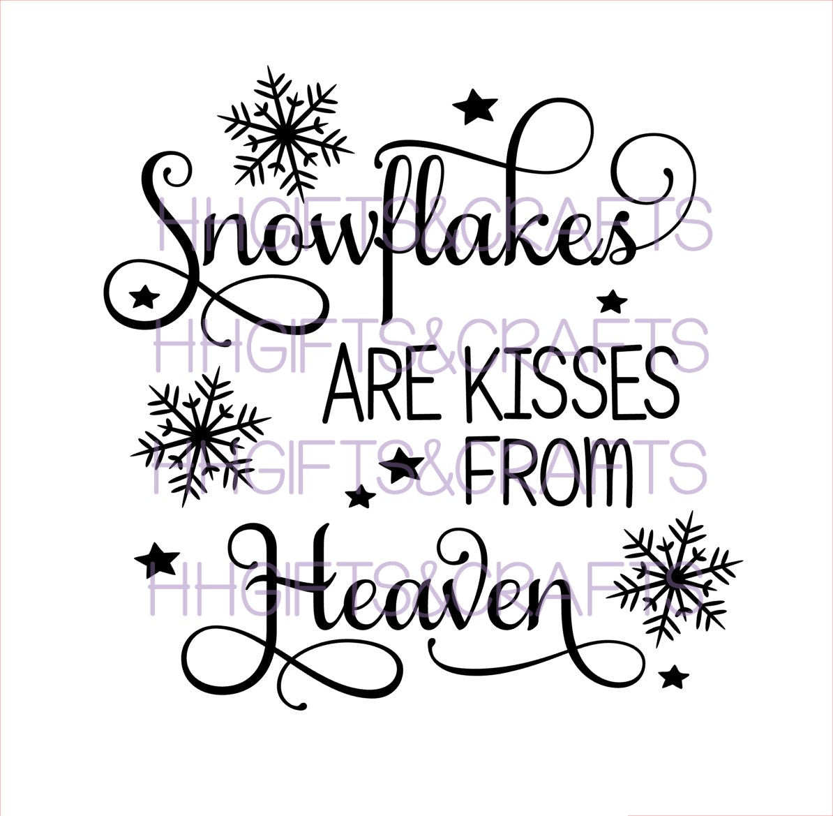 CHR 012 - SNOWFLAKES ARE KISSES - FRAME VINYL