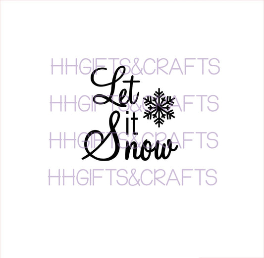 CHR 24 - LET IT SNOW - SMALL VINYL