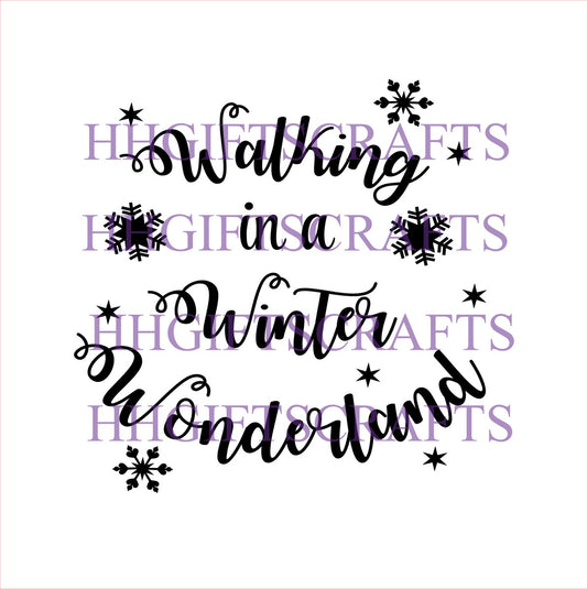 CHR 049 - WINTER WONDERLAND- FRAME VINYL