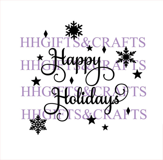 CHR 053 - HAPPY HOLIDAYS - FRAME VINYL