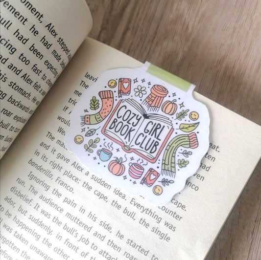 MAGNETIC BOOKMARK - COZY GIRL BOOKCLUB