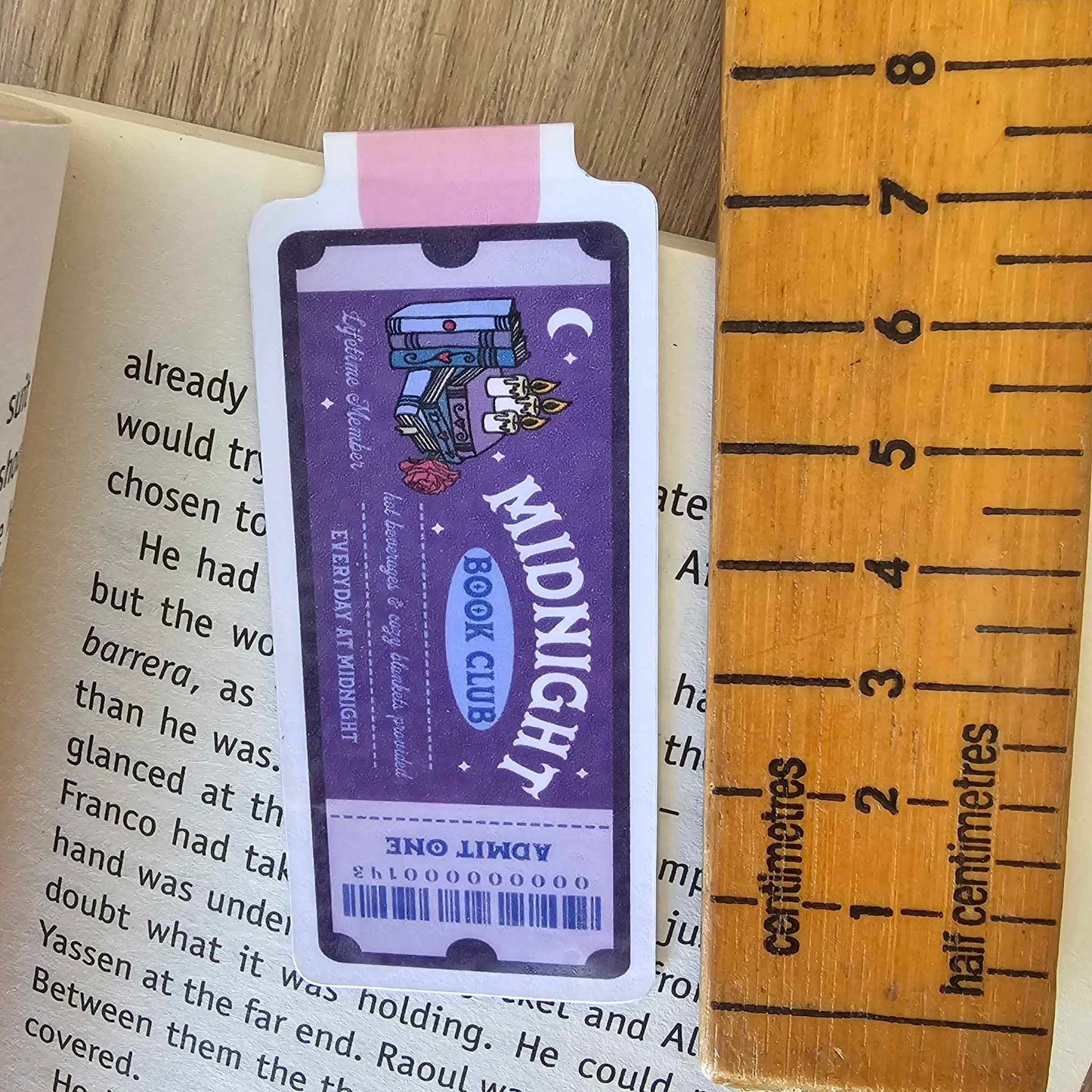 MAGNETIC BOOKMARK - MIDNIGHT BOOKCLUB