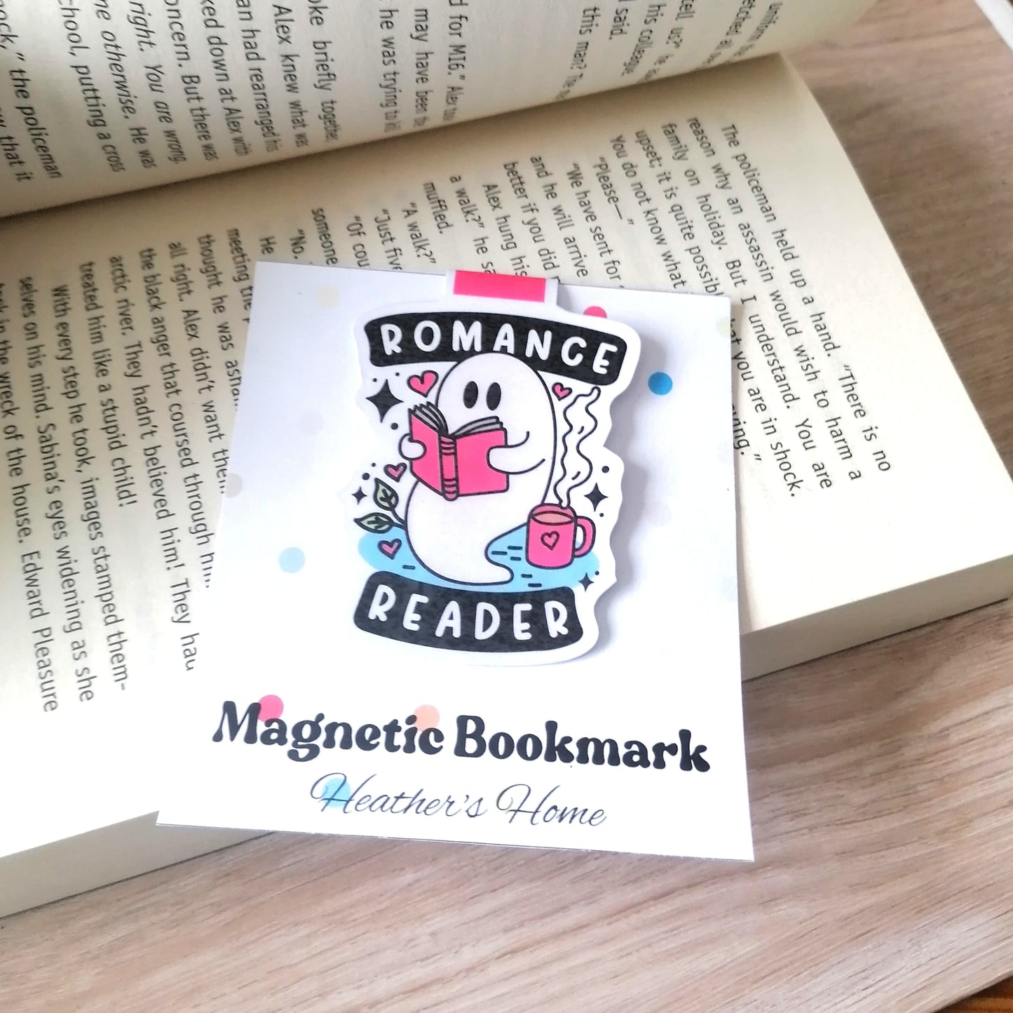 MAGNETIC BOOKMARK - GHOST-ROMANCE READER