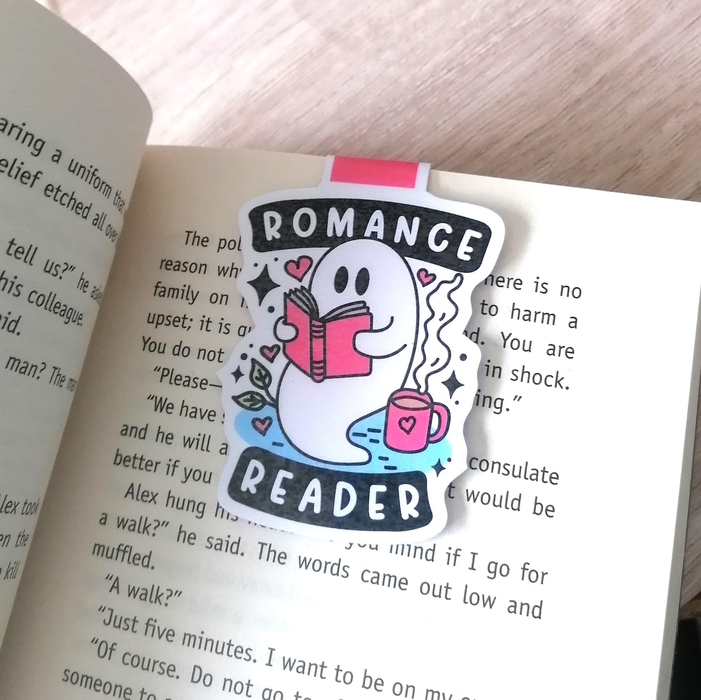 MAGNETIC BOOKMARK - GHOST-ROMANCE READER