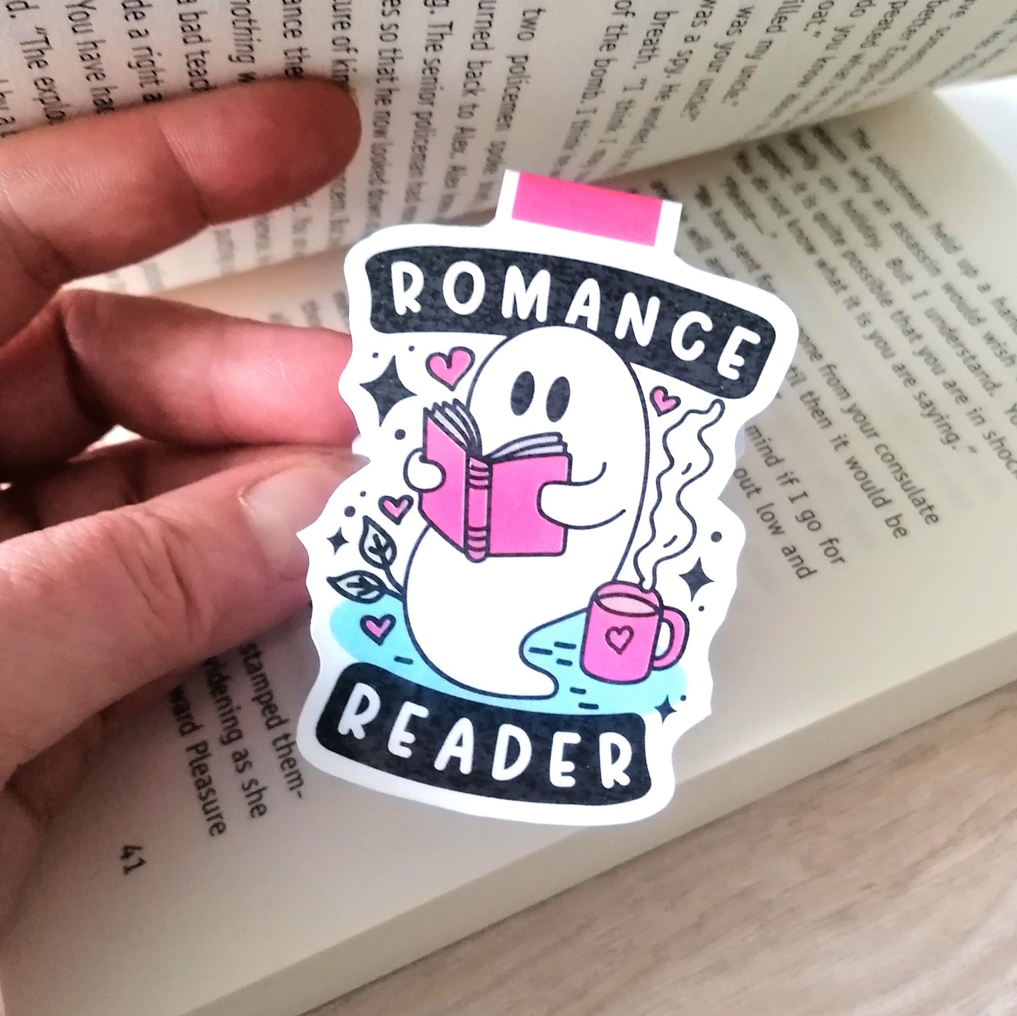 MAGNETIC BOOKMARK - GHOST-ROMANCE READER