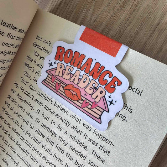 MAGNETIC BOOKMARK - ROMANCE READER