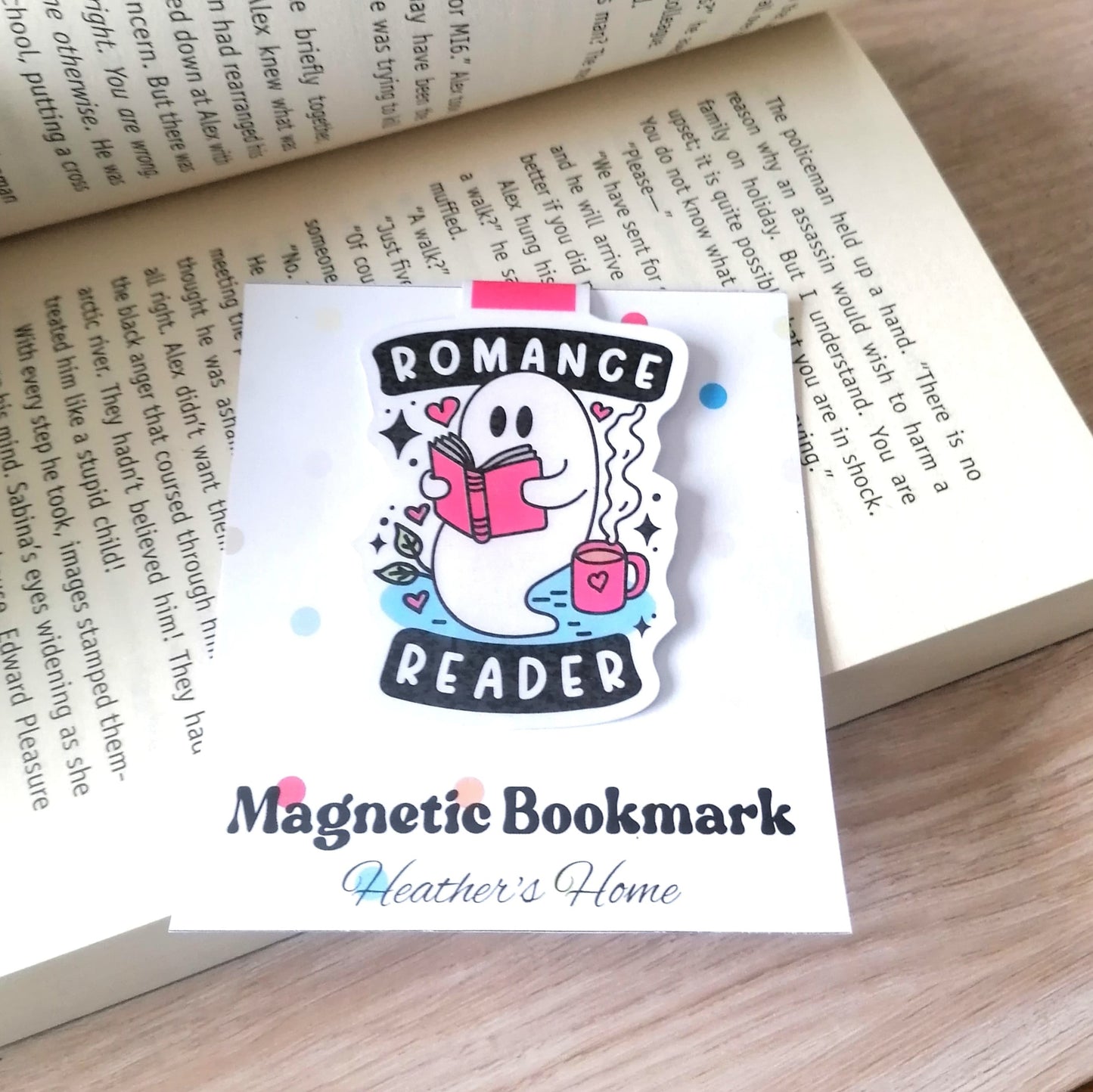 MAGNETIC BOOKMARK - GHOST-ROMANCE READER