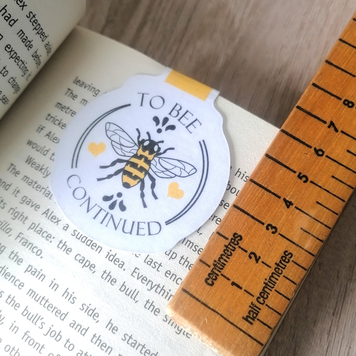 MAGNETIC BOOKMARK - TO BEE CONTINUED