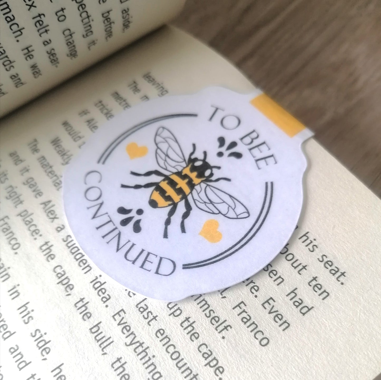 MAGNETIC BOOKMARK - TO BEE CONTINUED