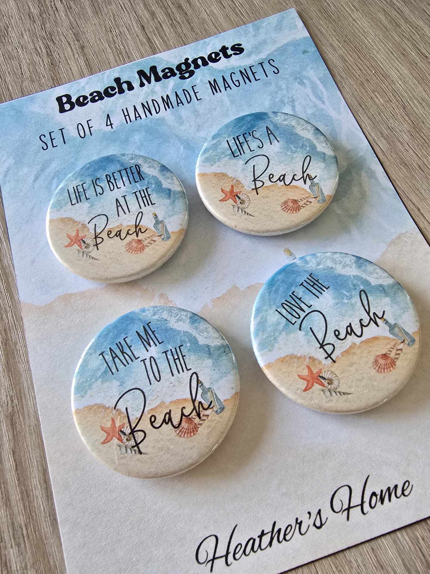 BEACH THEME MINI MAGNET SET