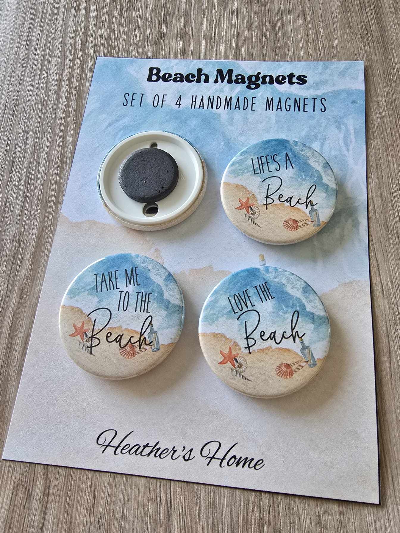 BEACH THEME MINI MAGNET SET