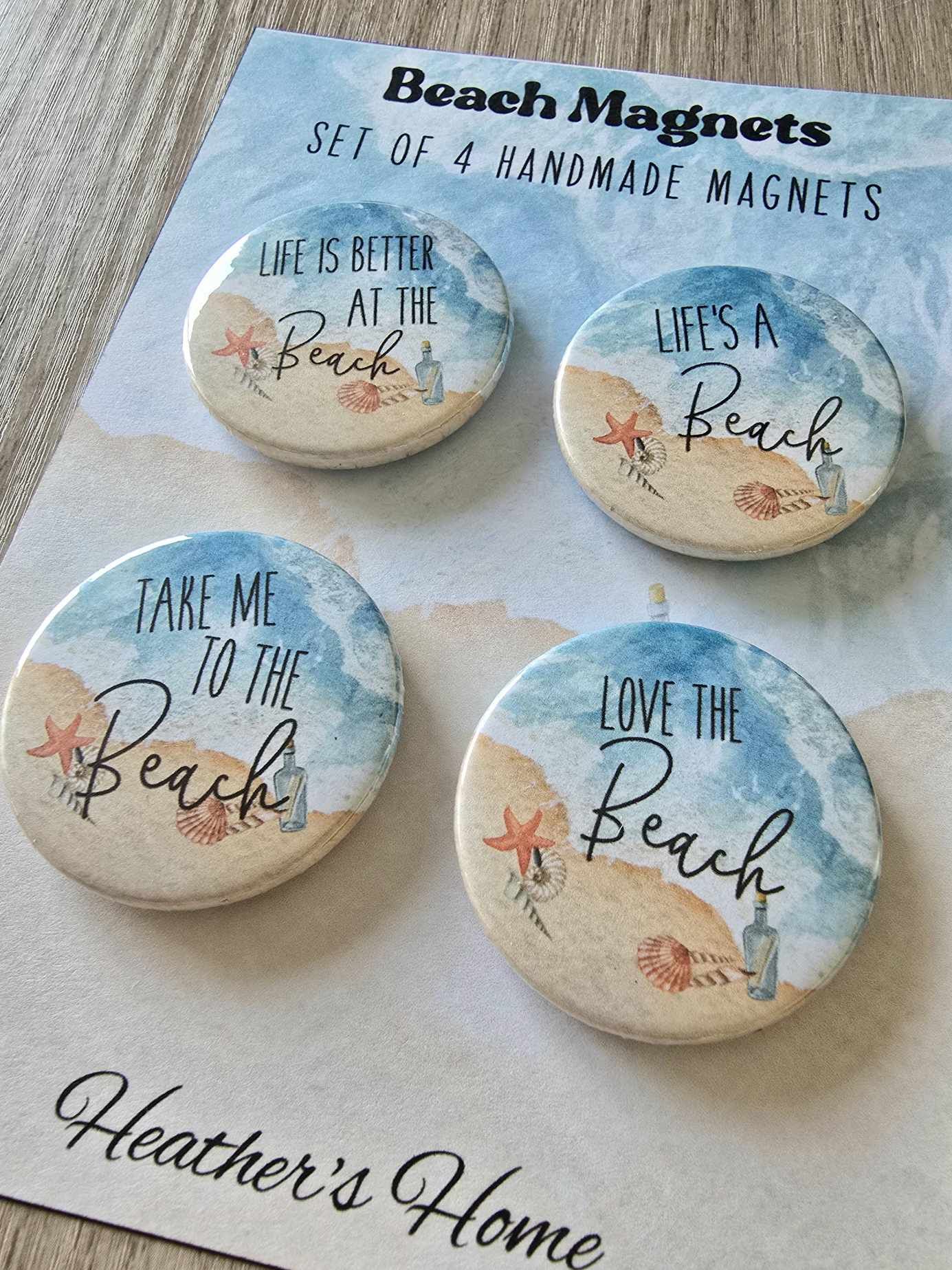 BEACH THEME MINI MAGNET SET