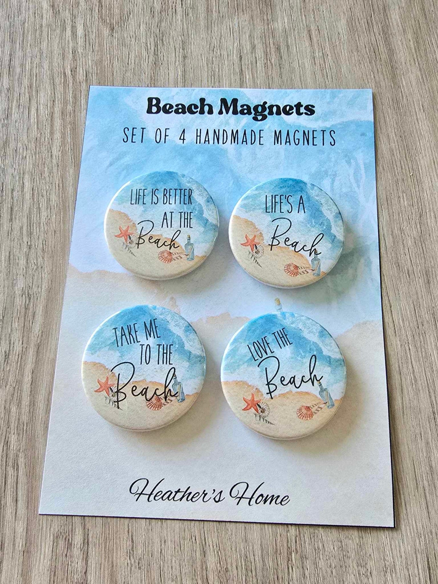 BEACH THEME MINI MAGNET SET