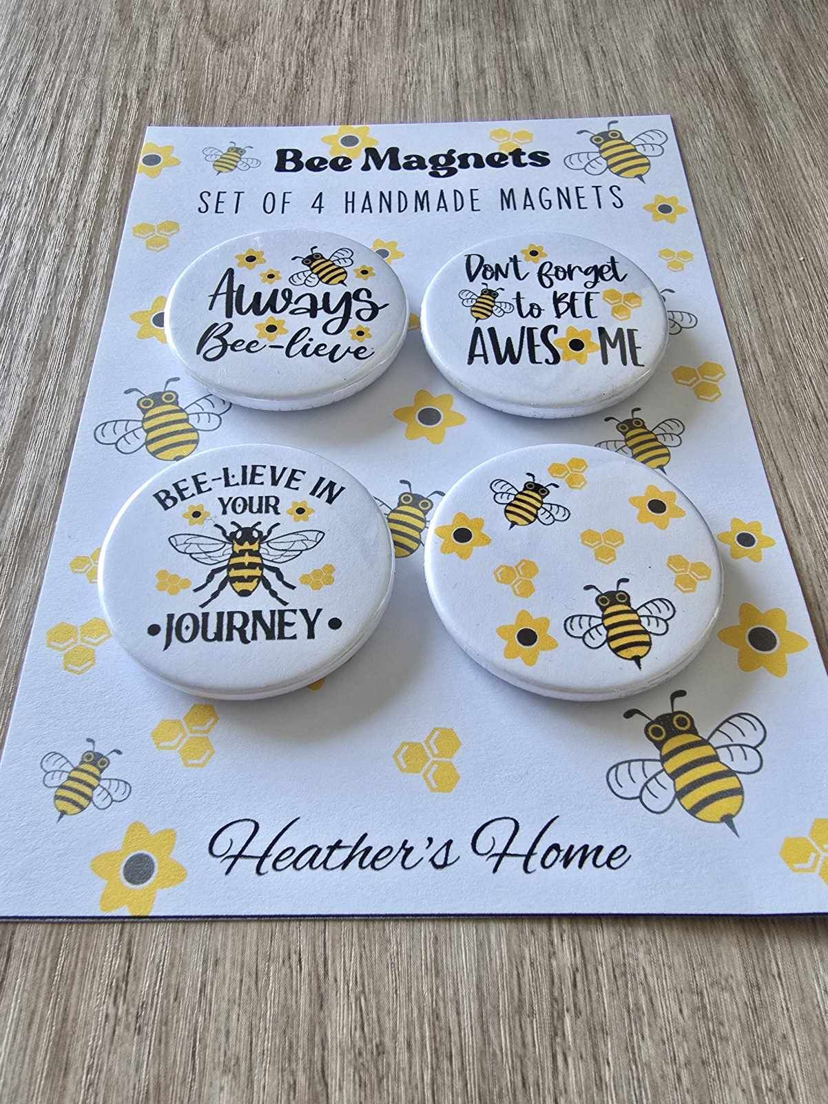 BEE THEME (DESIGN SET A)  MINI MAGNET SET