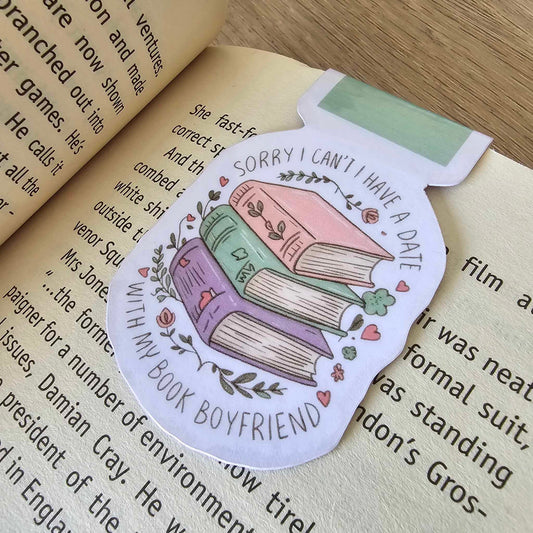 MAGNETIC BOOKMARK - DATE WITH BOOK BOYFRIEND