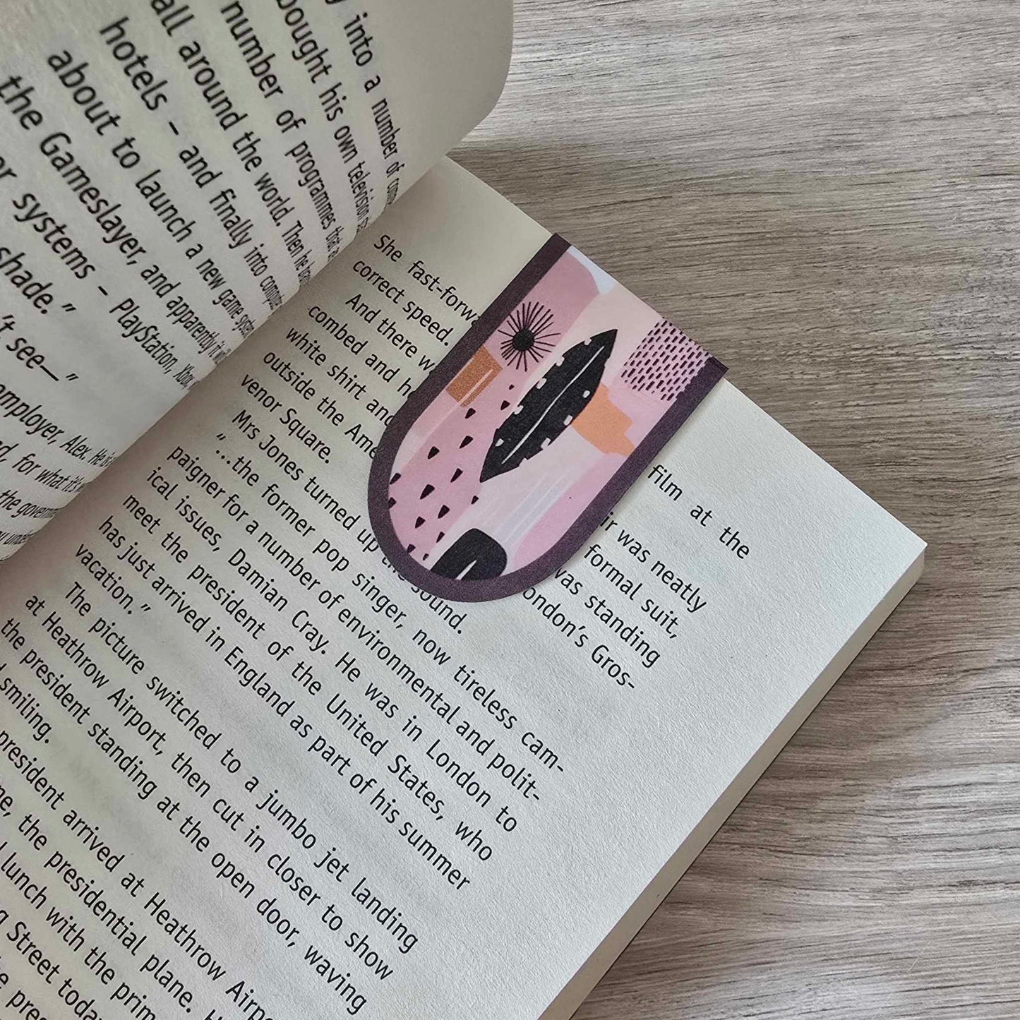 MAGNETIC BOOKMARK - BOHO STYLE - SET OF 3