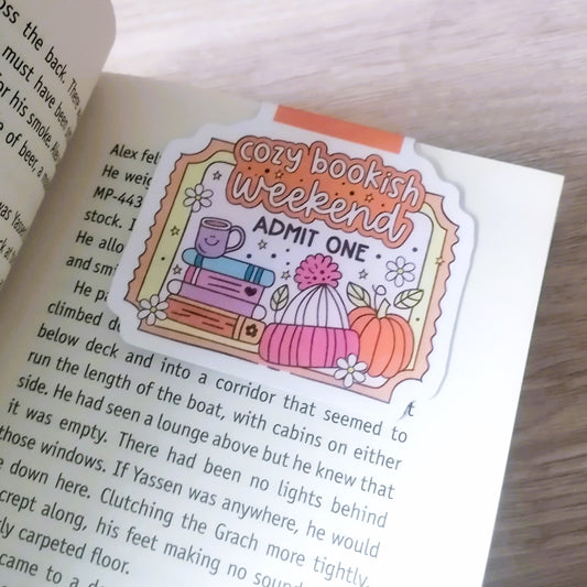 MAGNETIC BOOKMARK - COSY BOOKISH WEEKEND