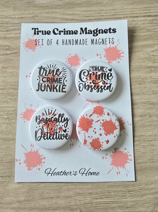 TRUE CRIME MINI MAGNET SET