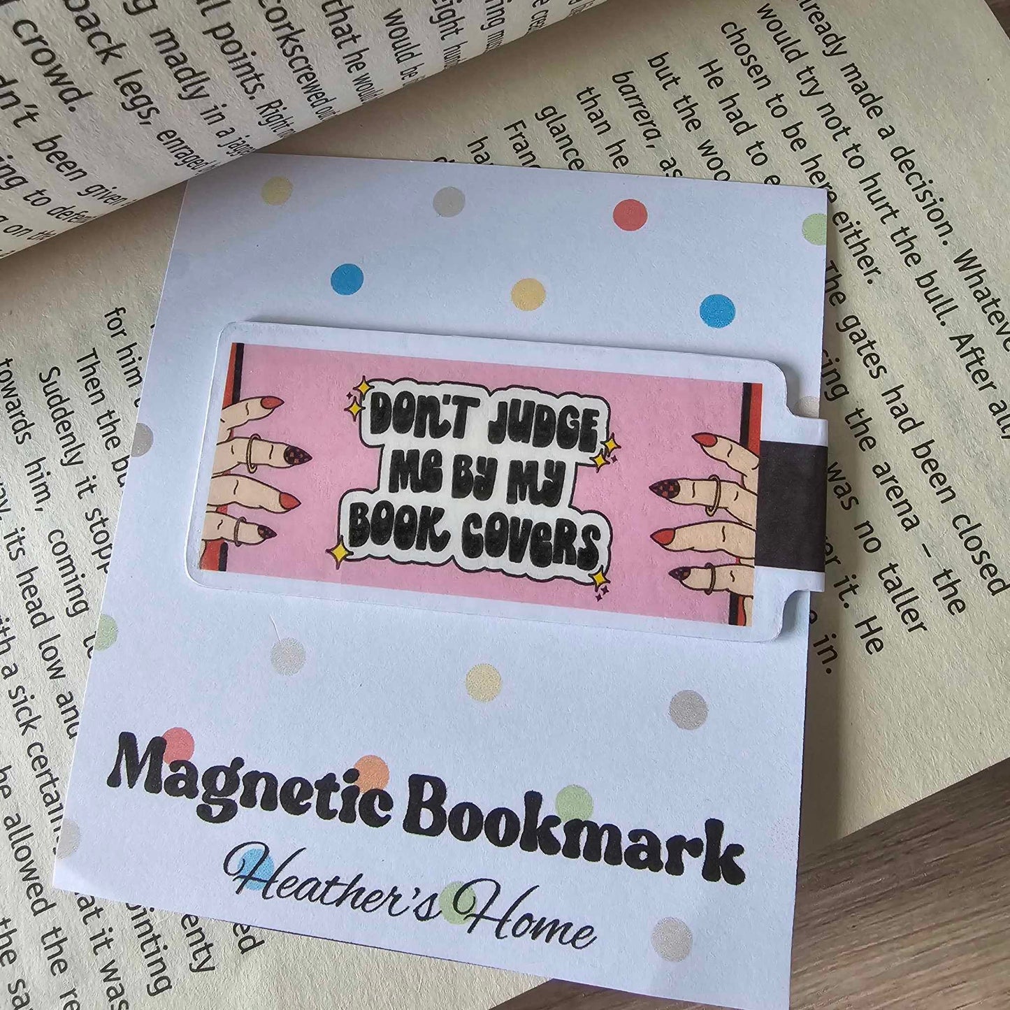 MAGNETIC BOOKMARK - DON'T JUDGE ME