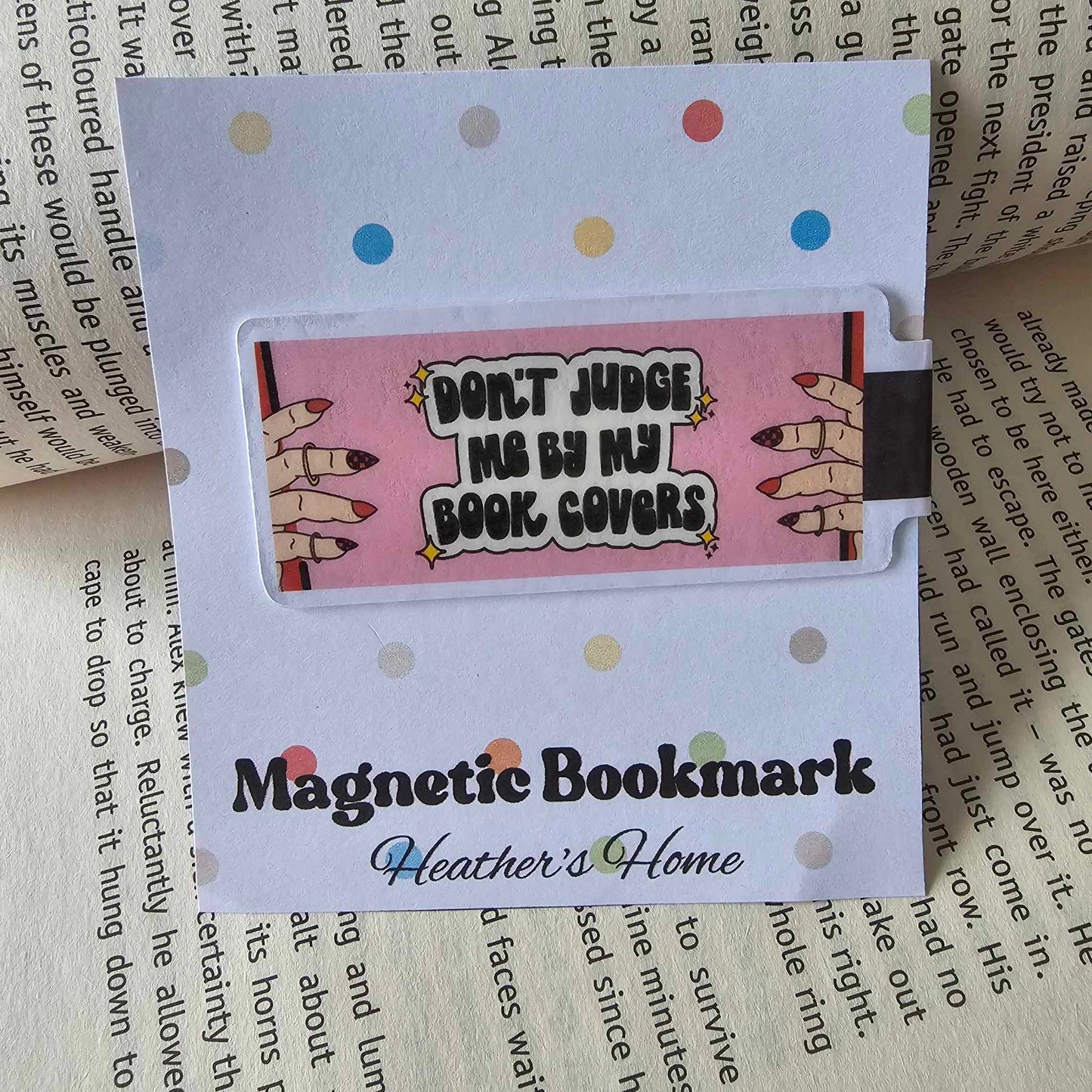 MAGNETIC BOOKMARK - DON'T JUDGE ME