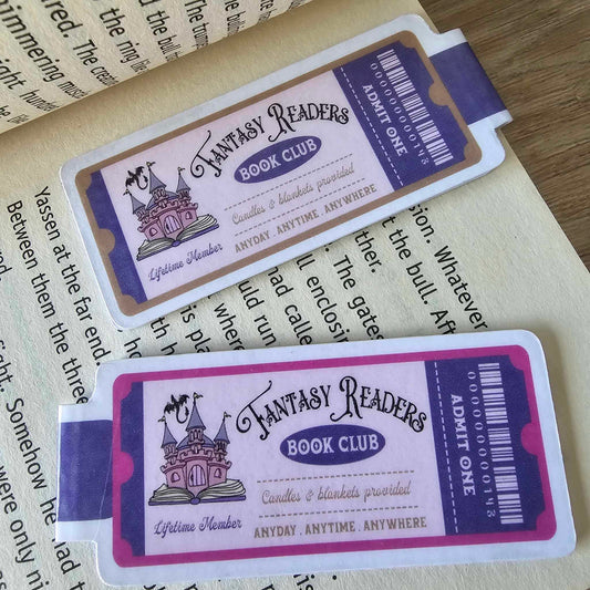 MAGNETIC BOOKMARK - FANTASY READERS BOOK CLUB