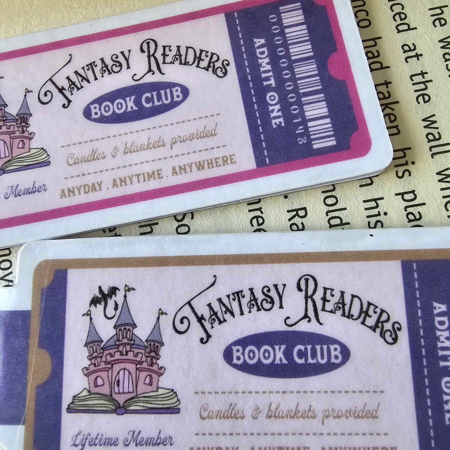 MAGNETIC BOOKMARK - FANTASY READERS BOOK CLUB