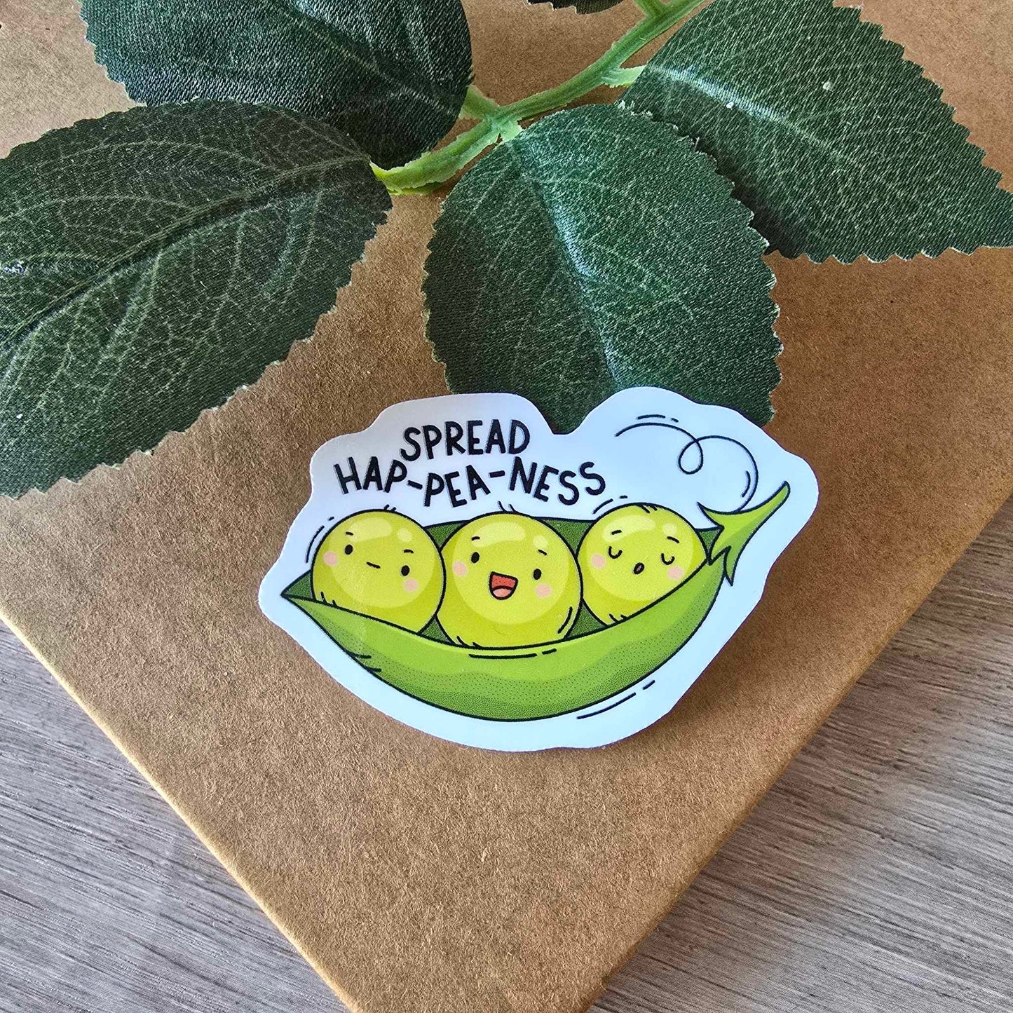 SPREAD HAP-PEA-NESS STICKER