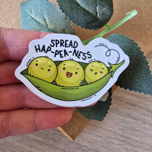 SPREAD HAP-PEA-NESS STICKER