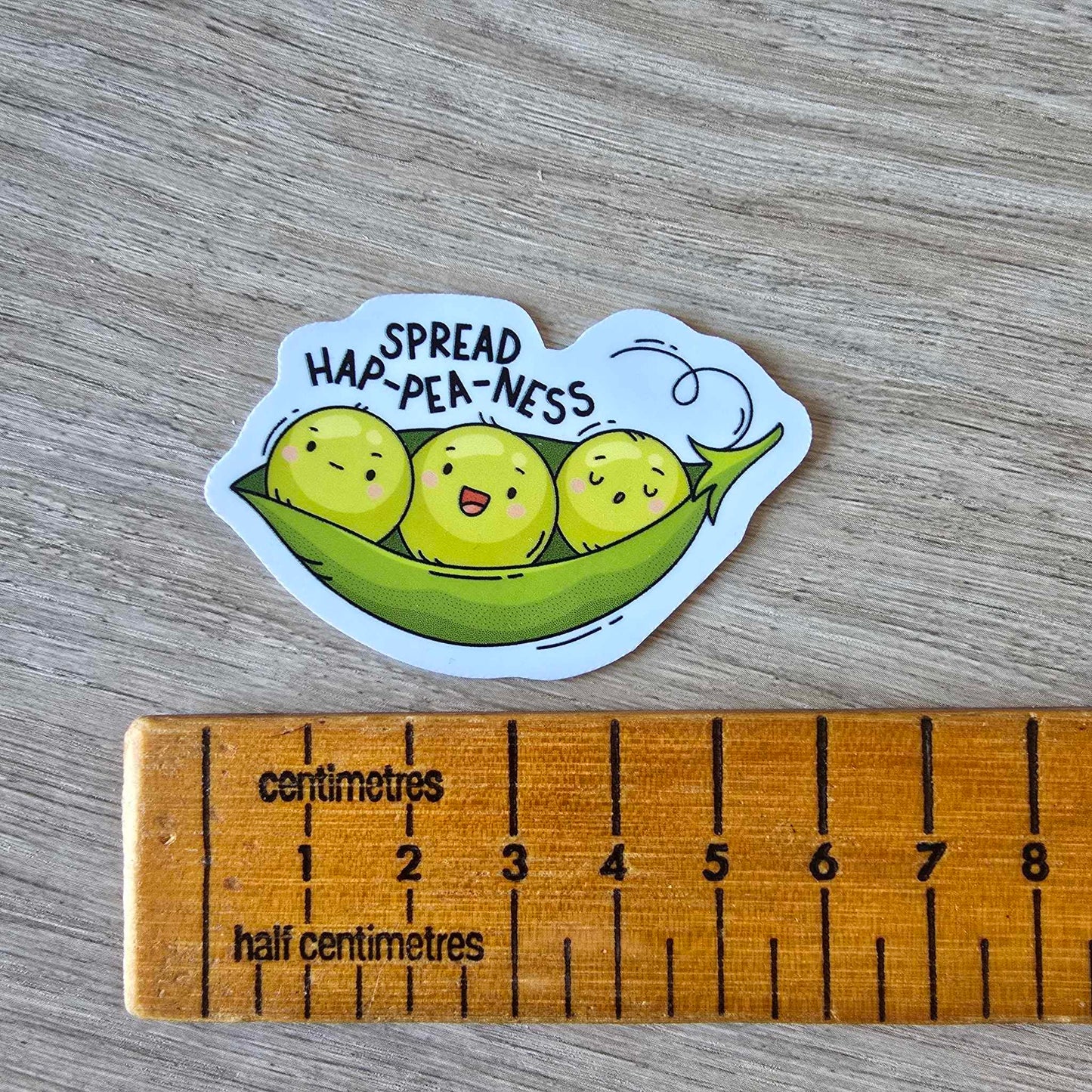 SPREAD HAP-PEA-NESS STICKER