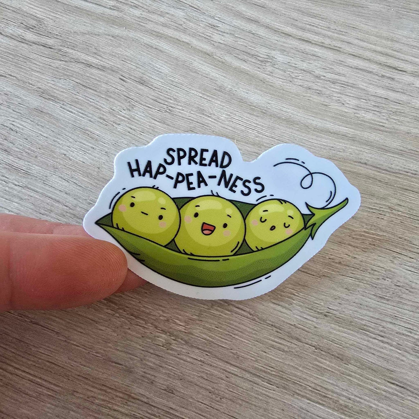 SPREAD HAP-PEA-NESS STICKER