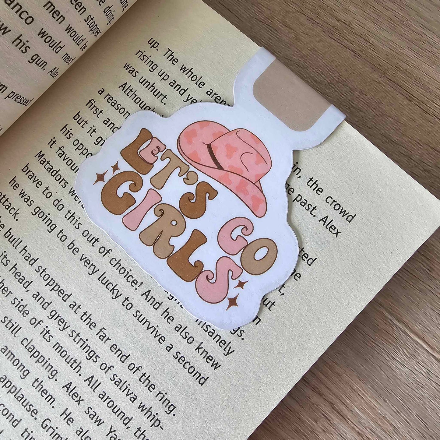 MAGNETIC BOOKMARK - LET'S GO GIRLS