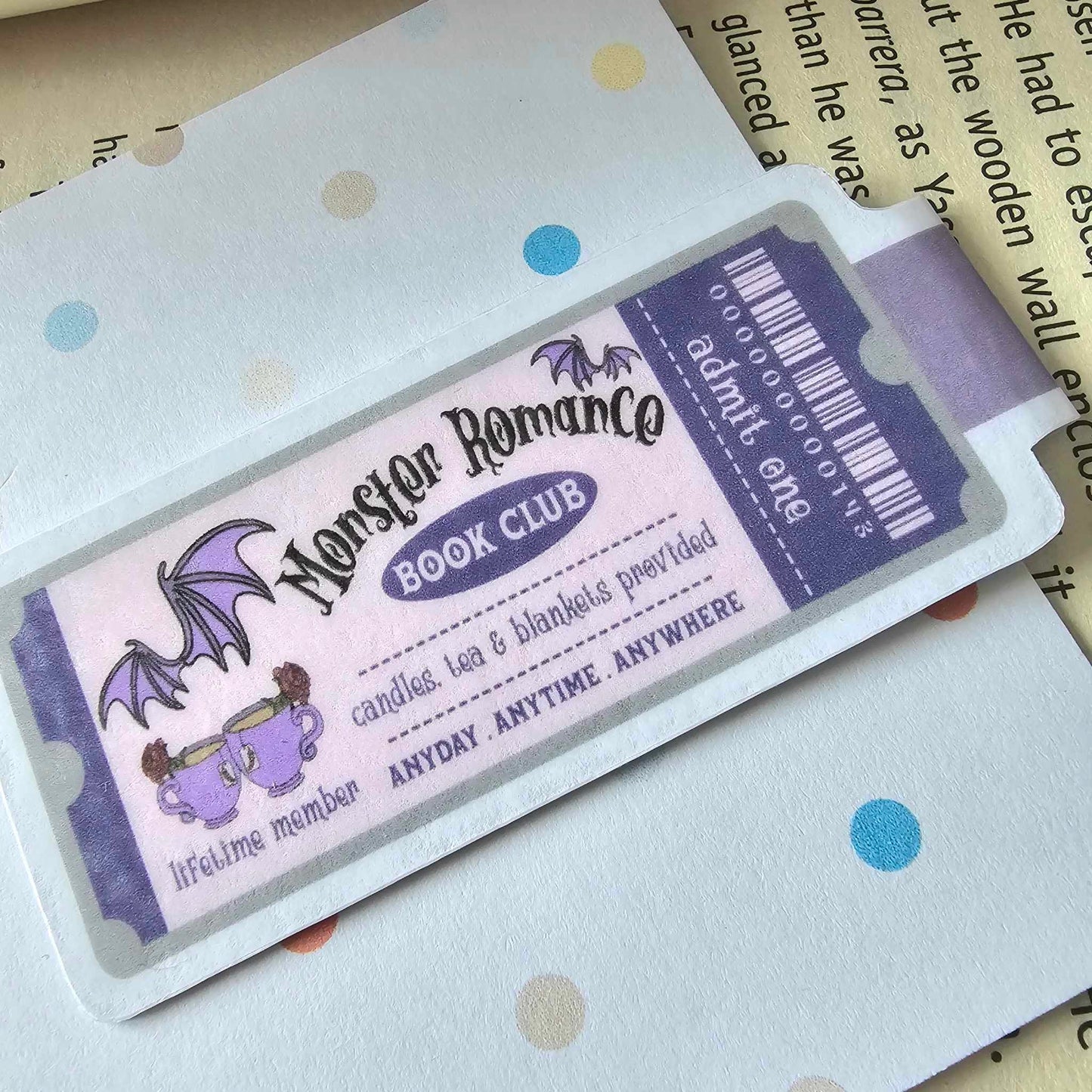 MAGNETIC BOOKMARK - MONSTER ROMANCE