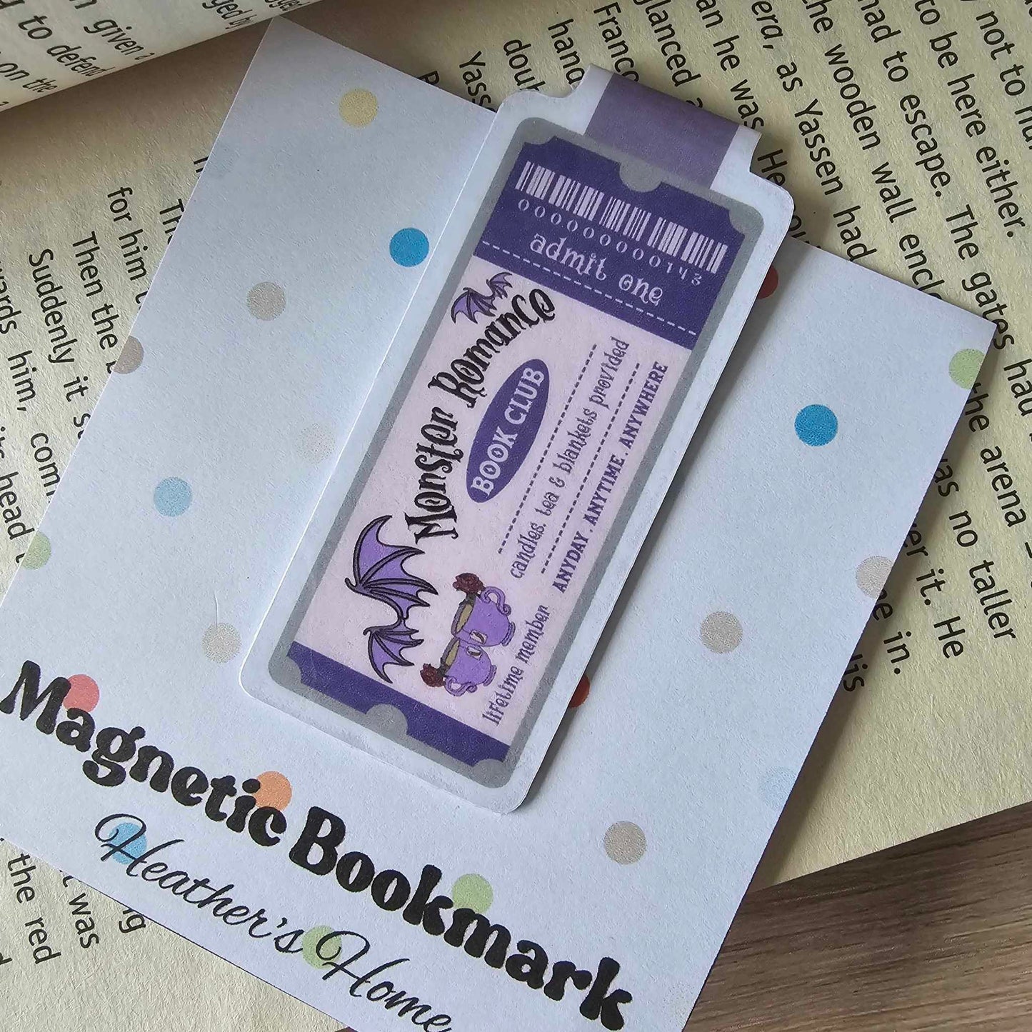 MAGNETIC BOOKMARK - MONSTER ROMANCE