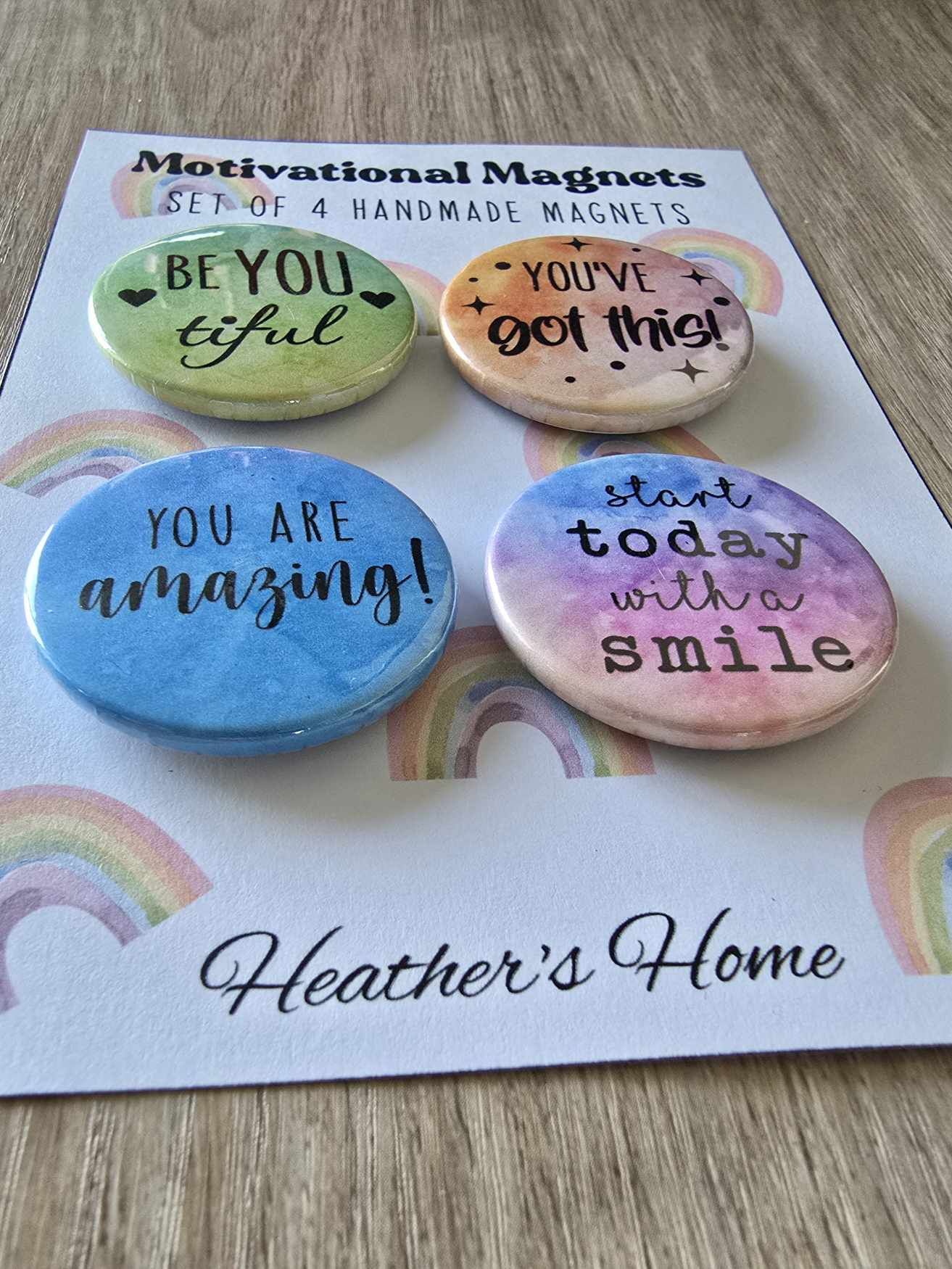 AFFIRMATION QUOTES (DESIGN B) MINI MAGNET SET