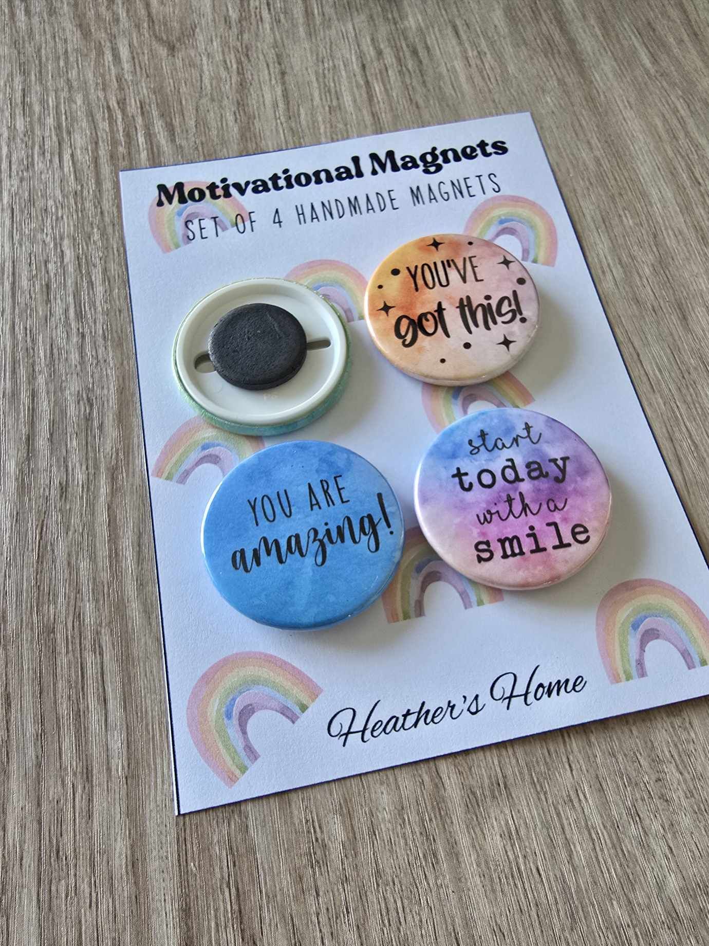 AFFIRMATION QUOTES (DESIGN B) MINI MAGNET SET