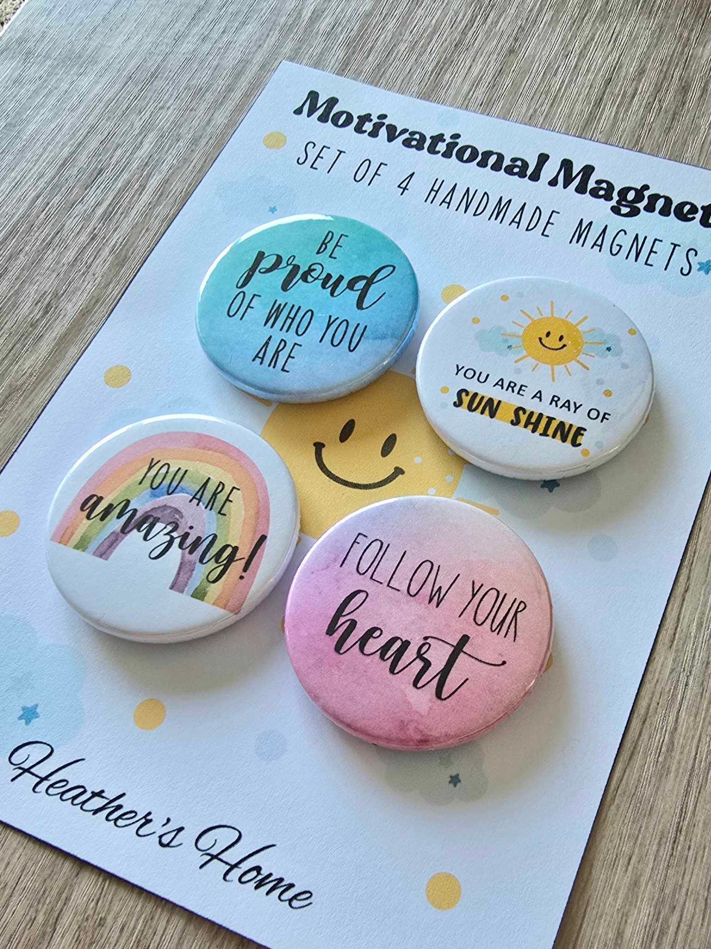 AFFIRMATION QUOTES (DESIGN A) MINI MAGNET SET