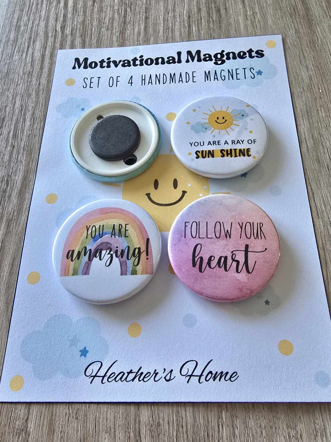 AFFIRMATION QUOTES (DESIGN A) MINI MAGNET SET