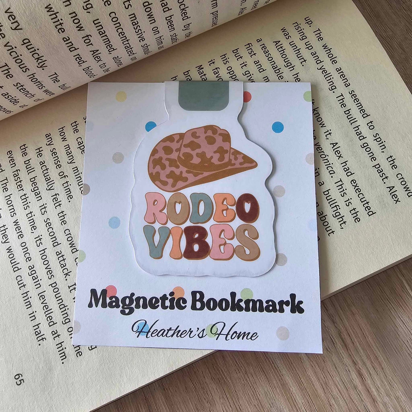 MAGNETIC BOOKMARK - RODEO VIBES