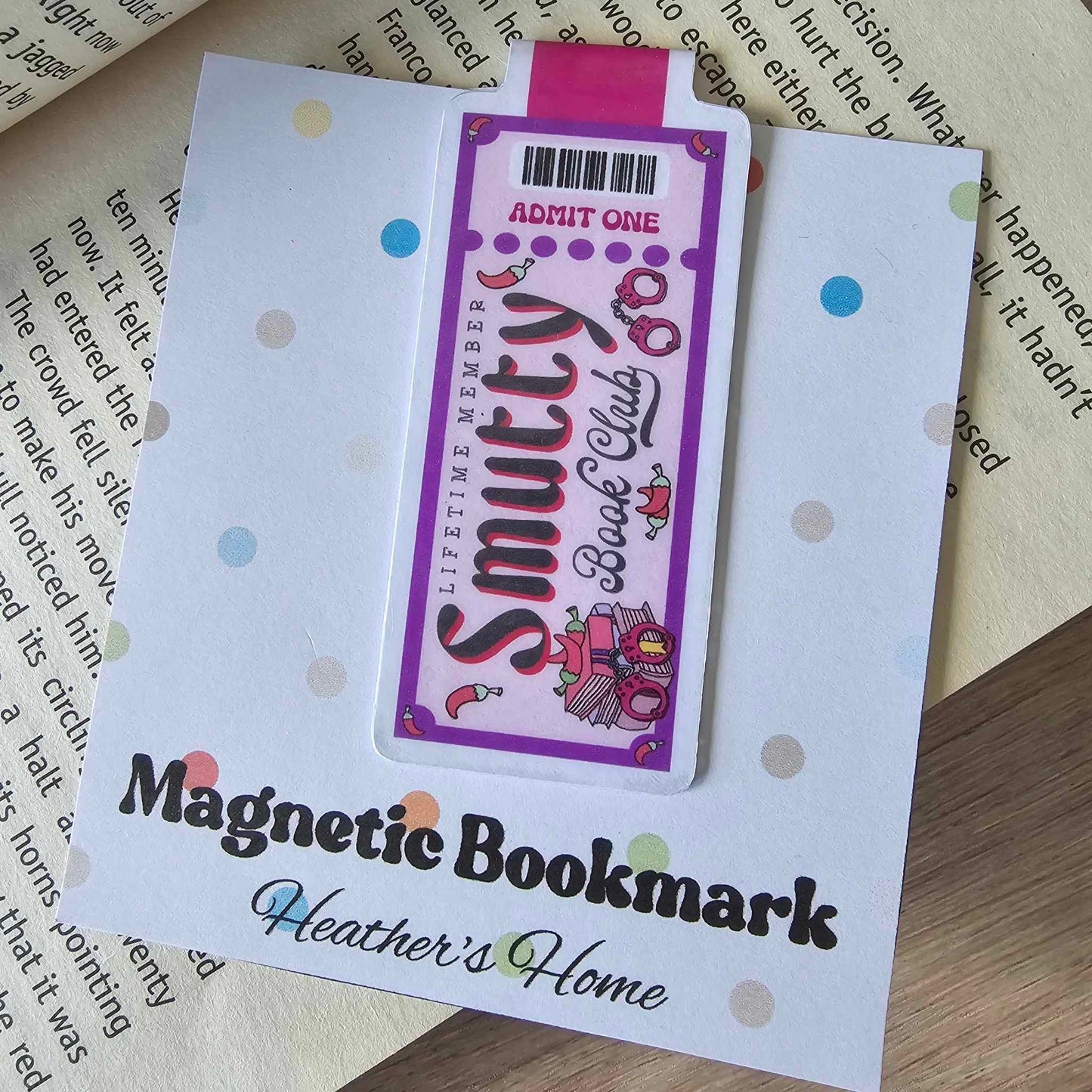 MAGNETIC BOOKMARK - SMUTTY BOOK CLUB